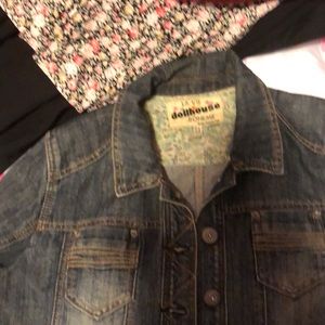 Jean jacket doll house